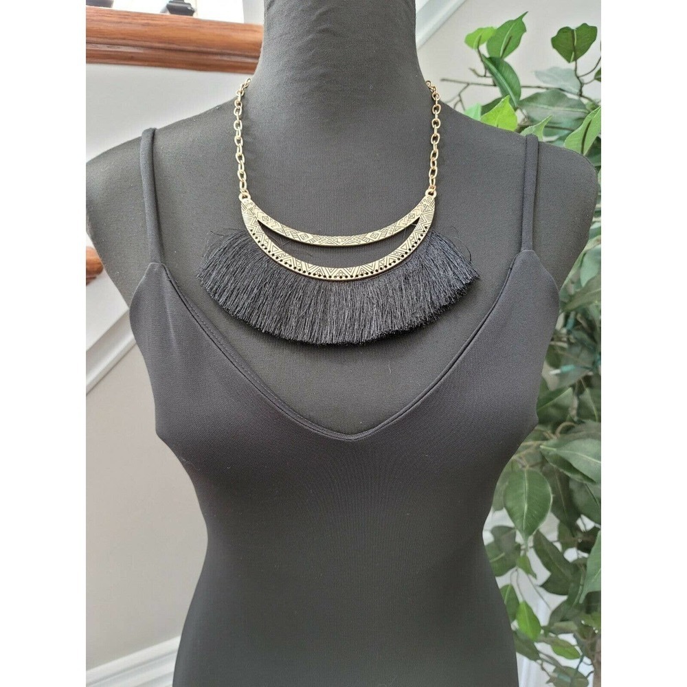 Iris Basic Women Solid Black Polyester Vneck Slee… - image 2